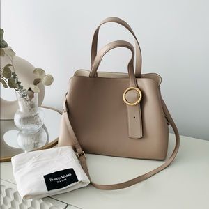 Parisa Wang Beige Leather Handbag